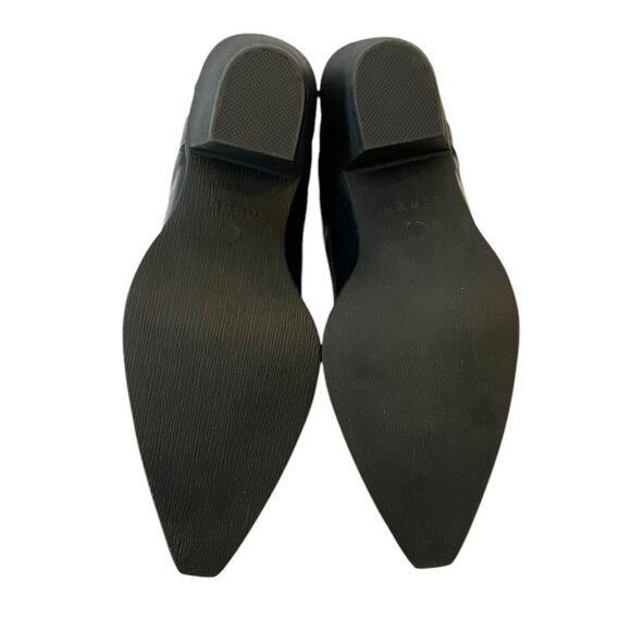 ROPER Sarah Leather Tooled-Inlay Embroidered Black/ Brown Ankle Boots Women-6.5 - Picture 14 of 16